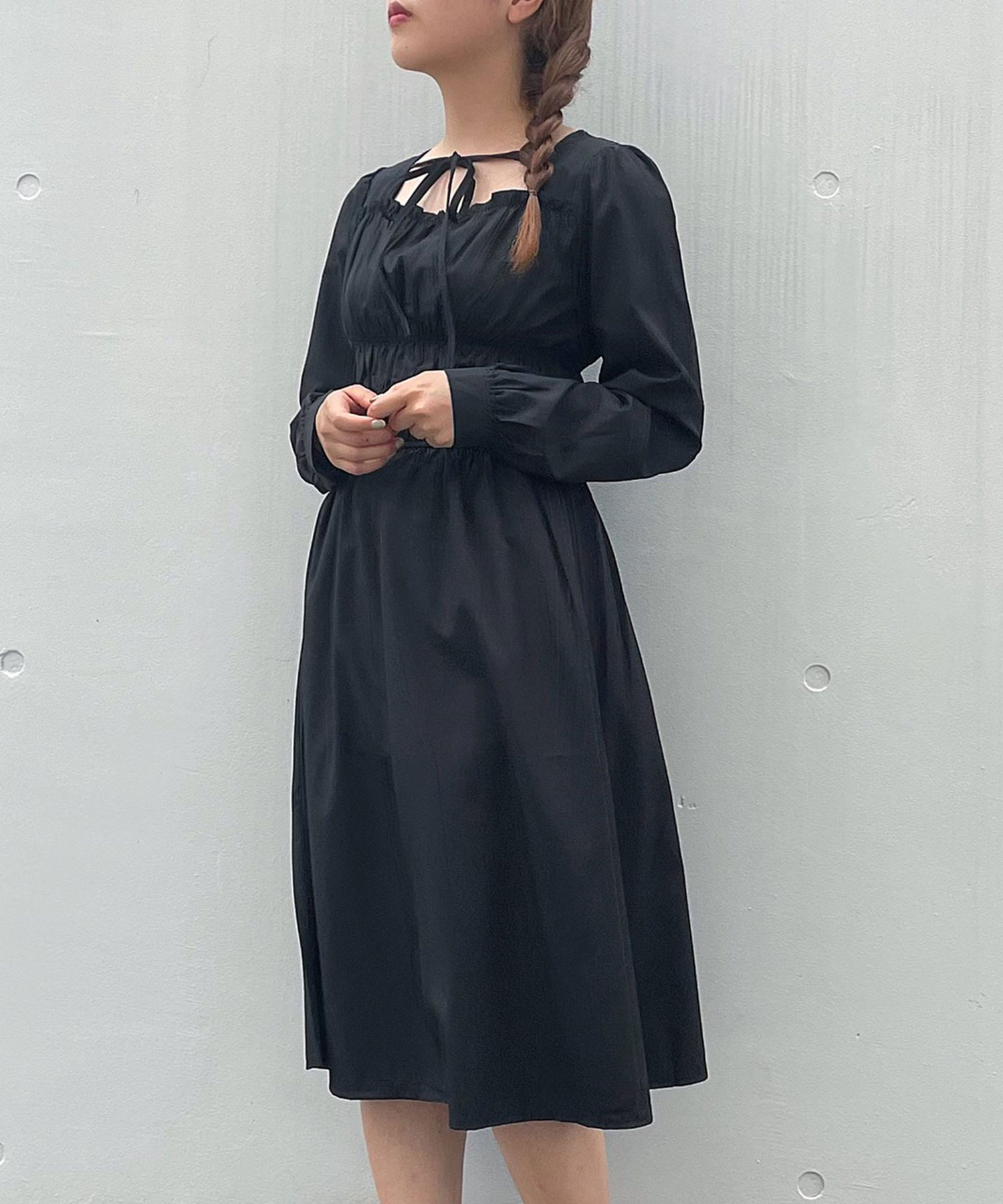 Titty Co Petit ウエストシャーリングミディワンピース Titty Co Petit Titty Co Online Store ティティーアンドコーオンラインストア Titty Co Petit ウエストシャーリングミディワンピース Titty Co Petit Titty Co Online Store ティティーアンドコーオンラインストア