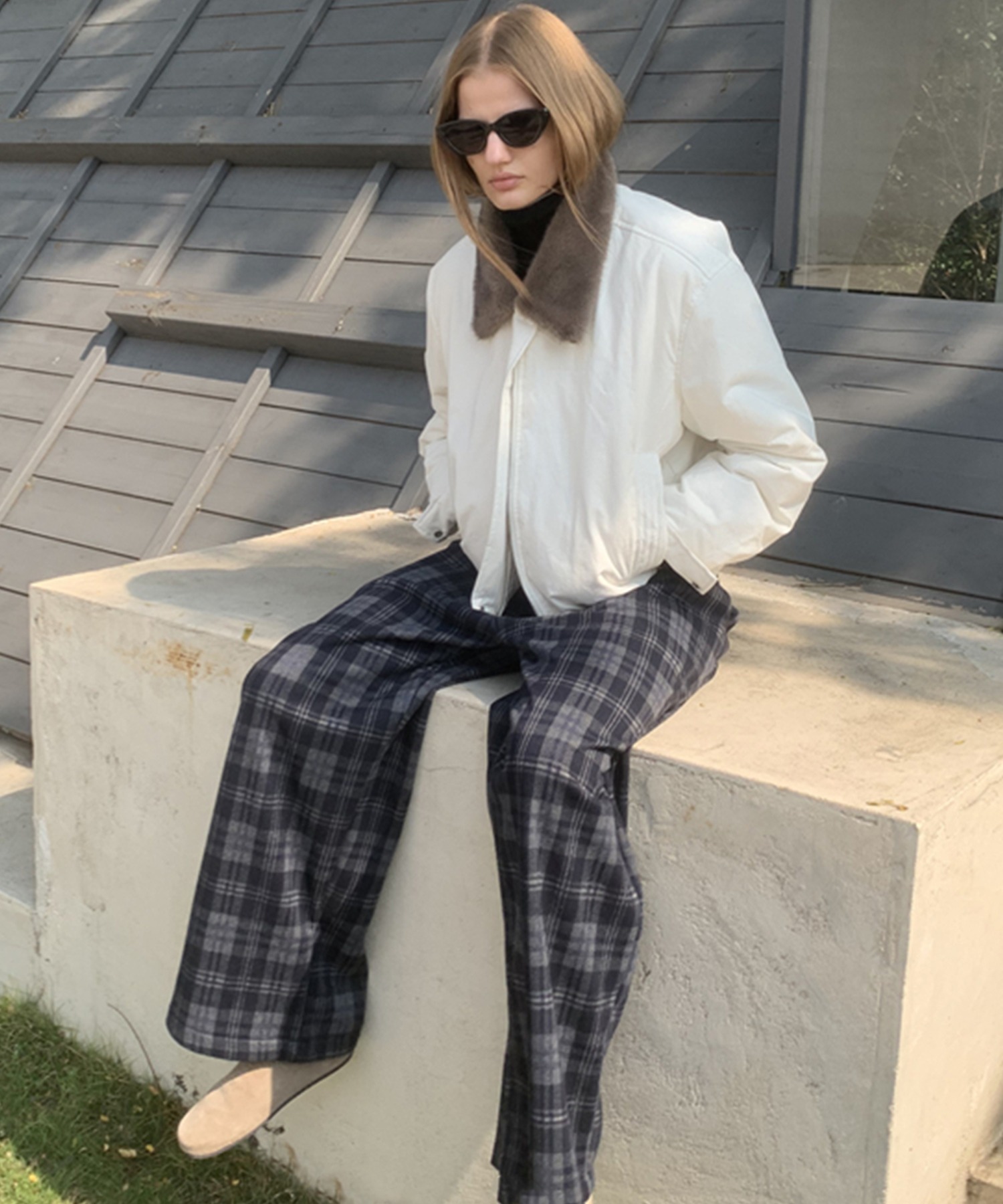 なお様確認用 ワイドチェックパンツ LON24a139-ファッション通販サイト-chuclla,FANO