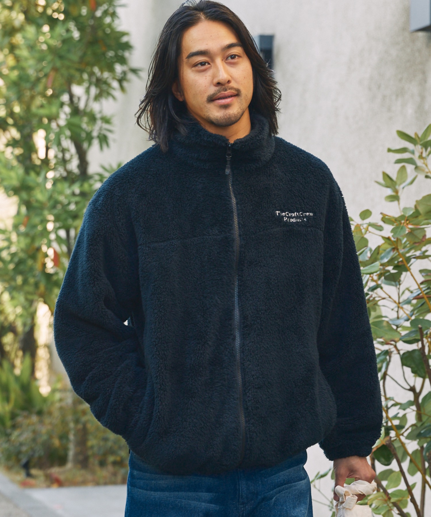 ヒートアップボアフリース ドローコード ジップアップブルゾン / 保温