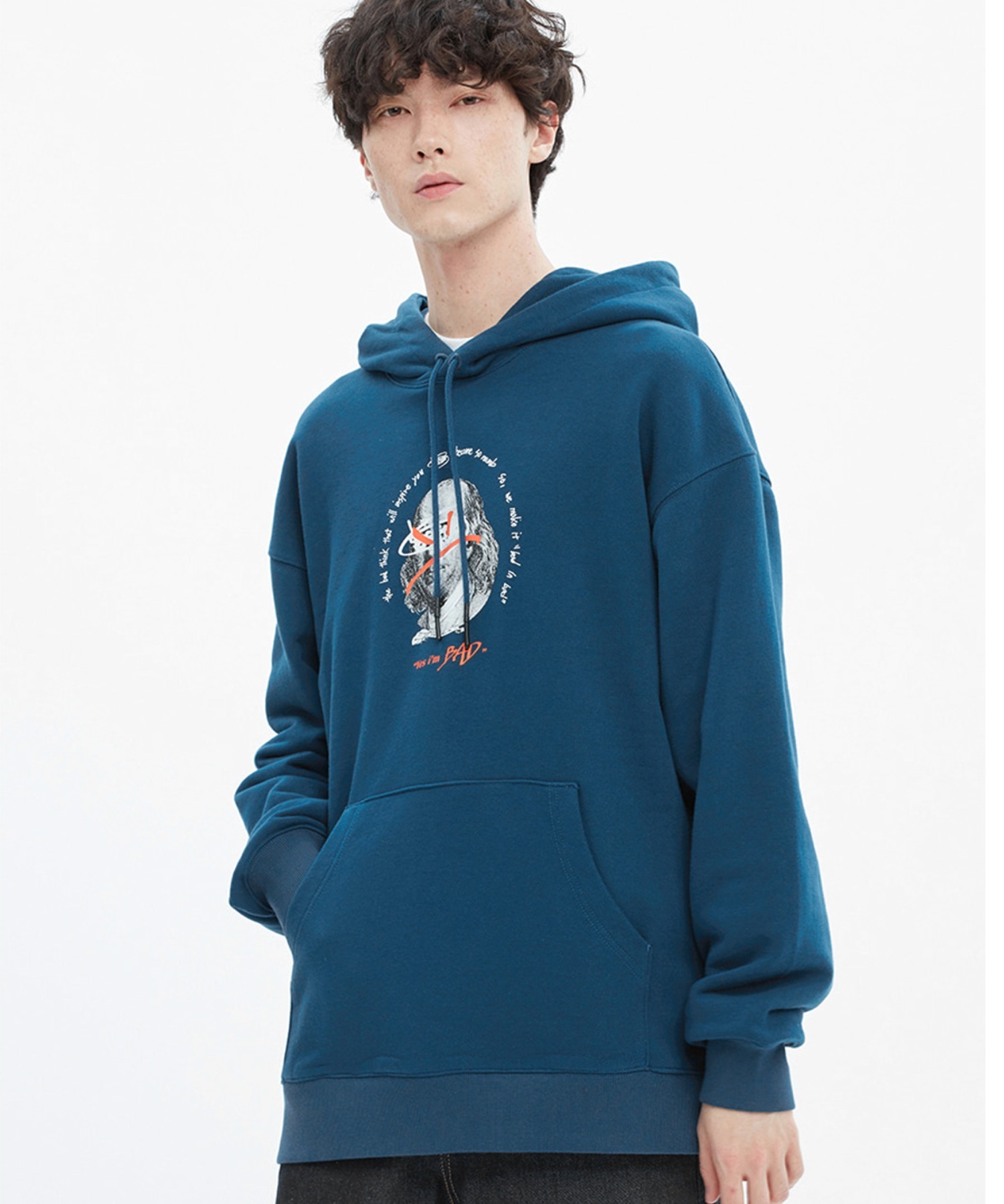 BID IN BID/ベド イン ベド』FRANKLIN PORTRAIT HOODIE/ユニセックス