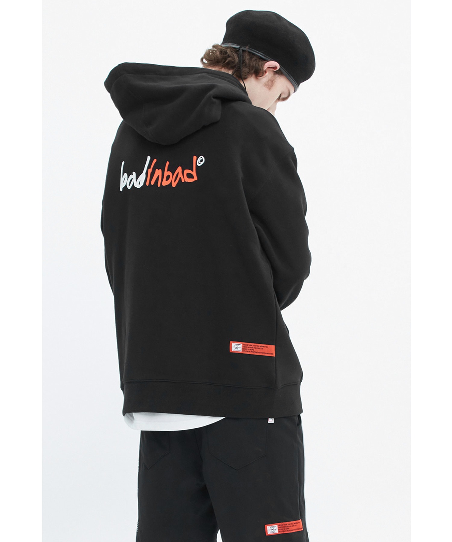 BID IN BID/ベド イン ベド』FRANKLIN PORTRAIT HOODIE/ユニセックス