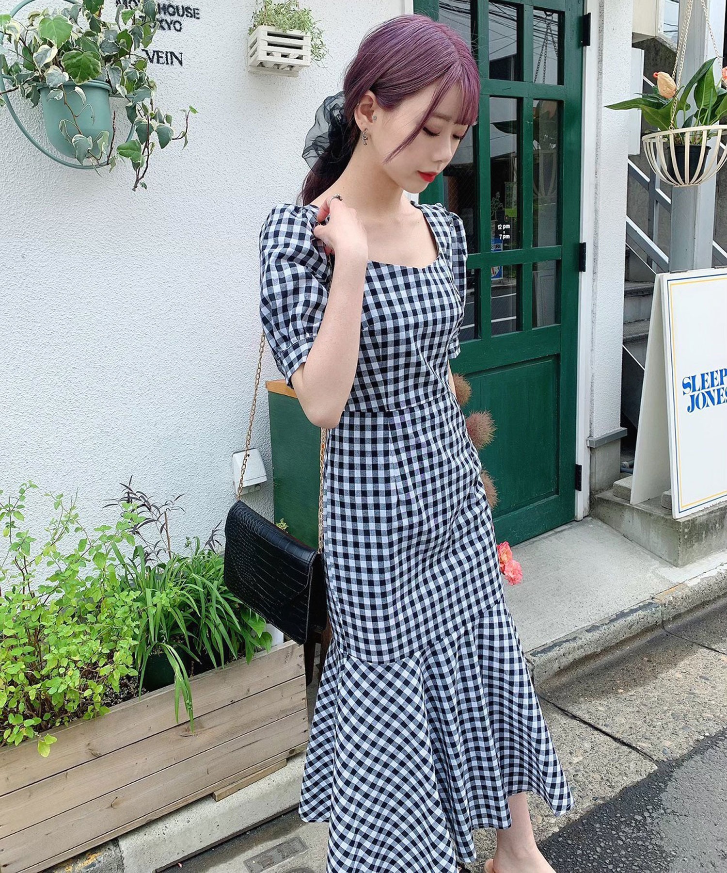 Voyage Titty Co ギンガムマーメイドワンピース Voyage Titty Co Titty Co Online Store ティティーアンドコーオンラインストア