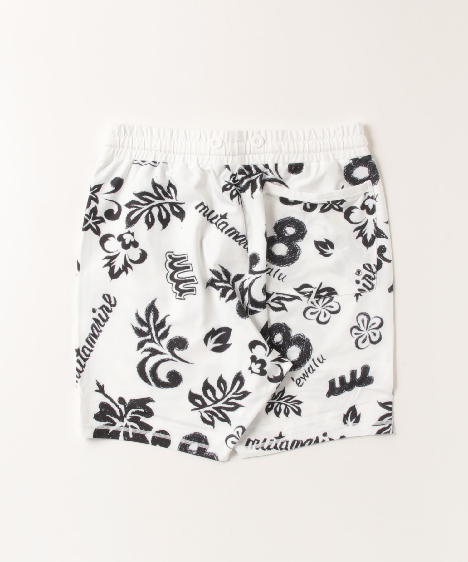 muta MARINE/ムータ マリン/総柄ラッシュハーフパンツ