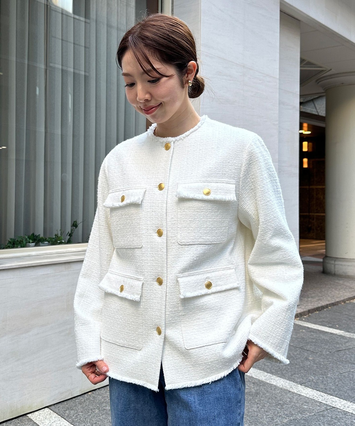 ツイード ジャケット