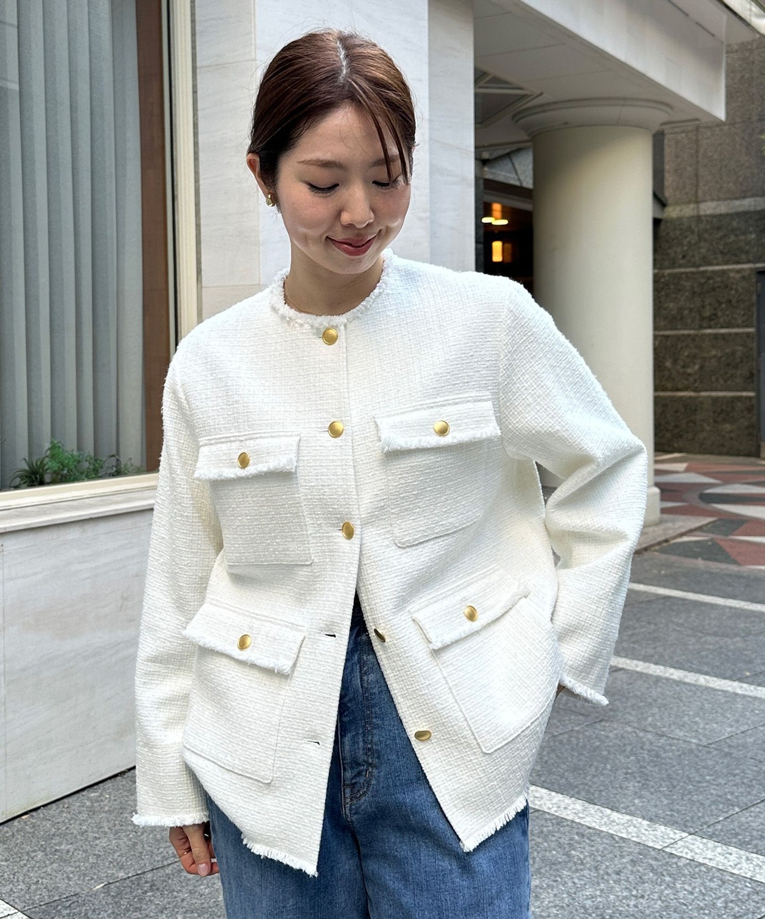 ツイード ジャケット