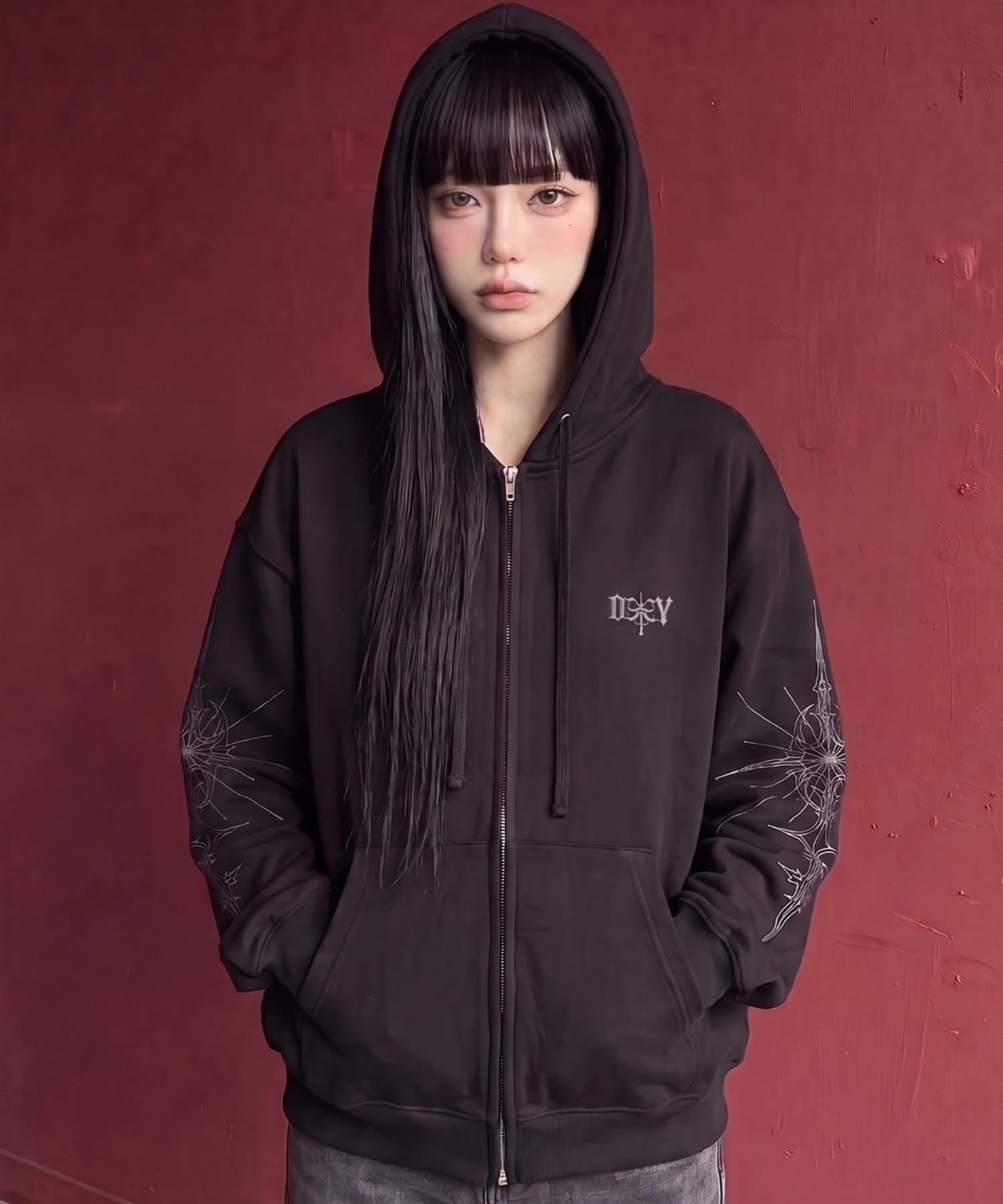 Openyard/オープンヤード』SIGIL HOODIE ZIP UP/シジルフードジップ