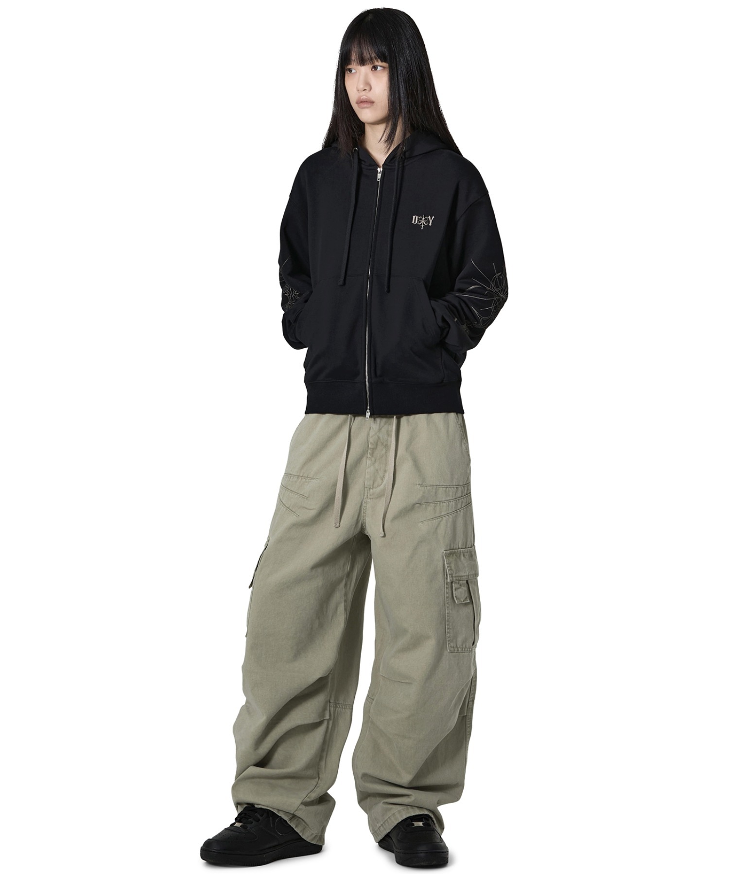 Openyard/オープンヤード』SIGIL HOODIE ZIP UP/シジルフードジップ