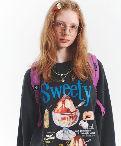 A'GEM/9 × .kom『MAIN BOOTH/メインブース』Sweety Sweatshirt