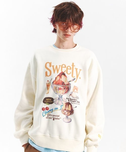 A'GEM/9 × .kom『MAIN BOOTH/メインブース』Sweety Sweatshirt