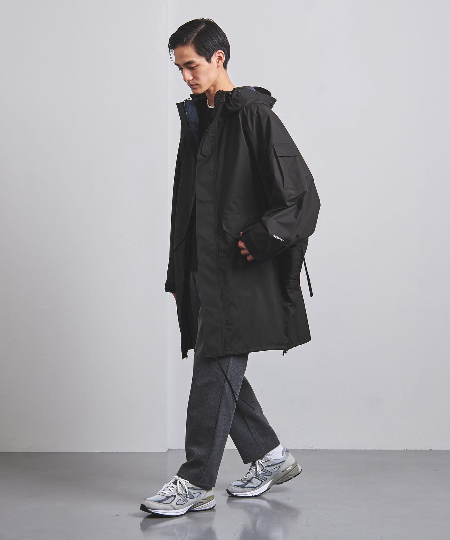 HYKE PERTEX MILITARY COAT サイズ4 ネイビー-