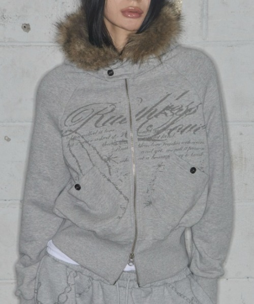 A'GEM/9 × .kom 『FANCY CLUB/ファンシークラブ』 RUTHLESS FUR HOODED