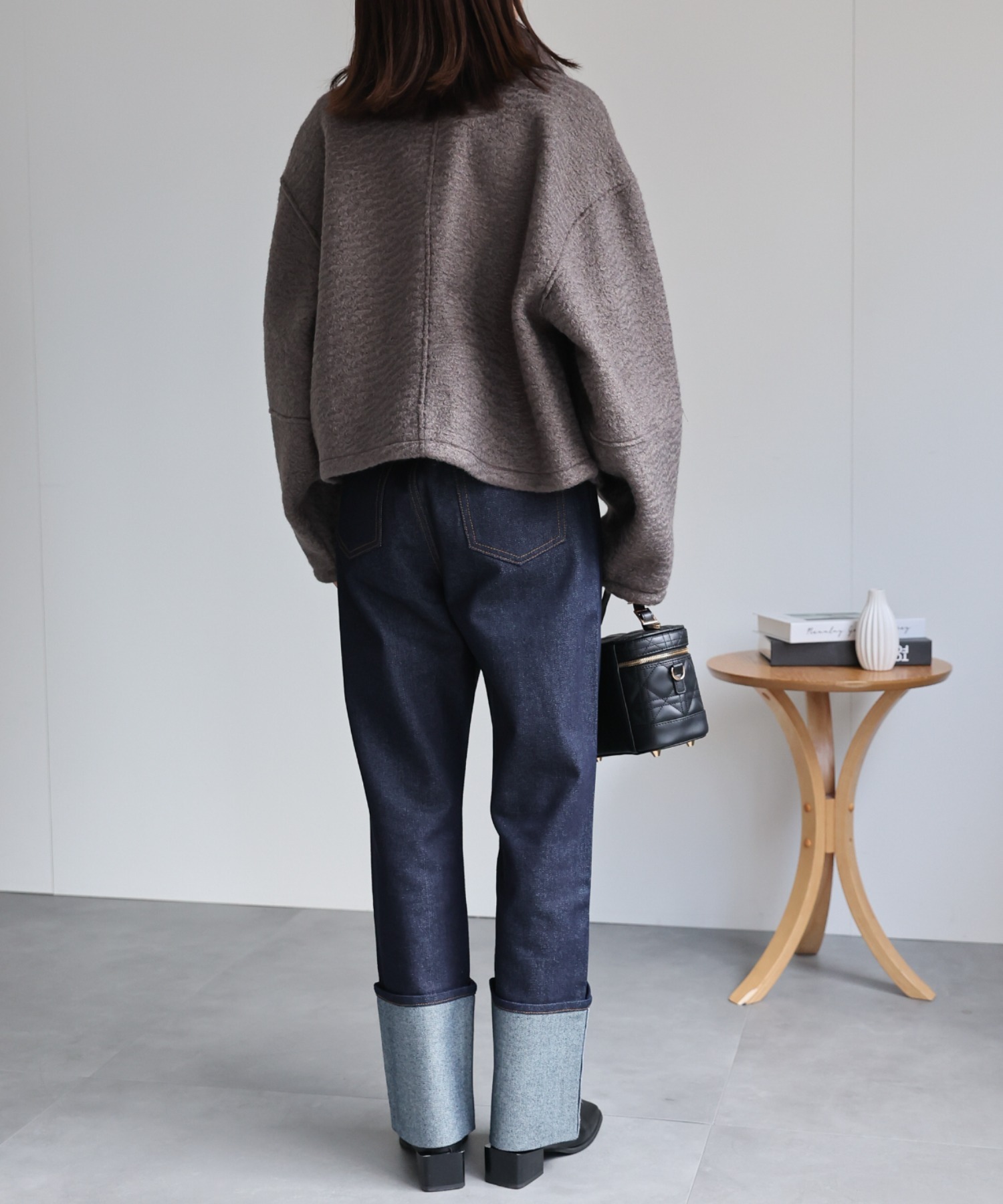 model：162cm 着用サイズ：F