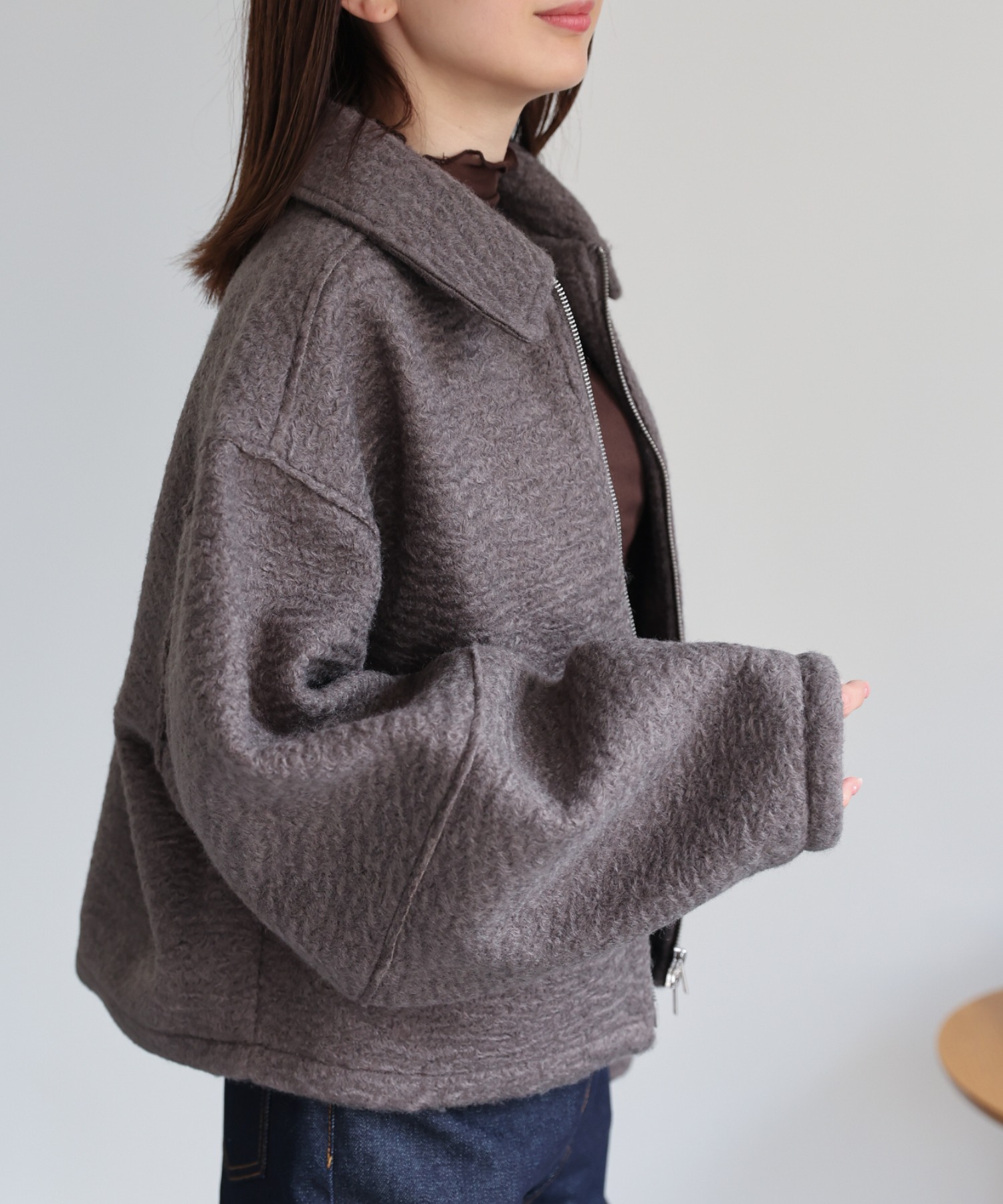model：162cm 着用サイズ：F