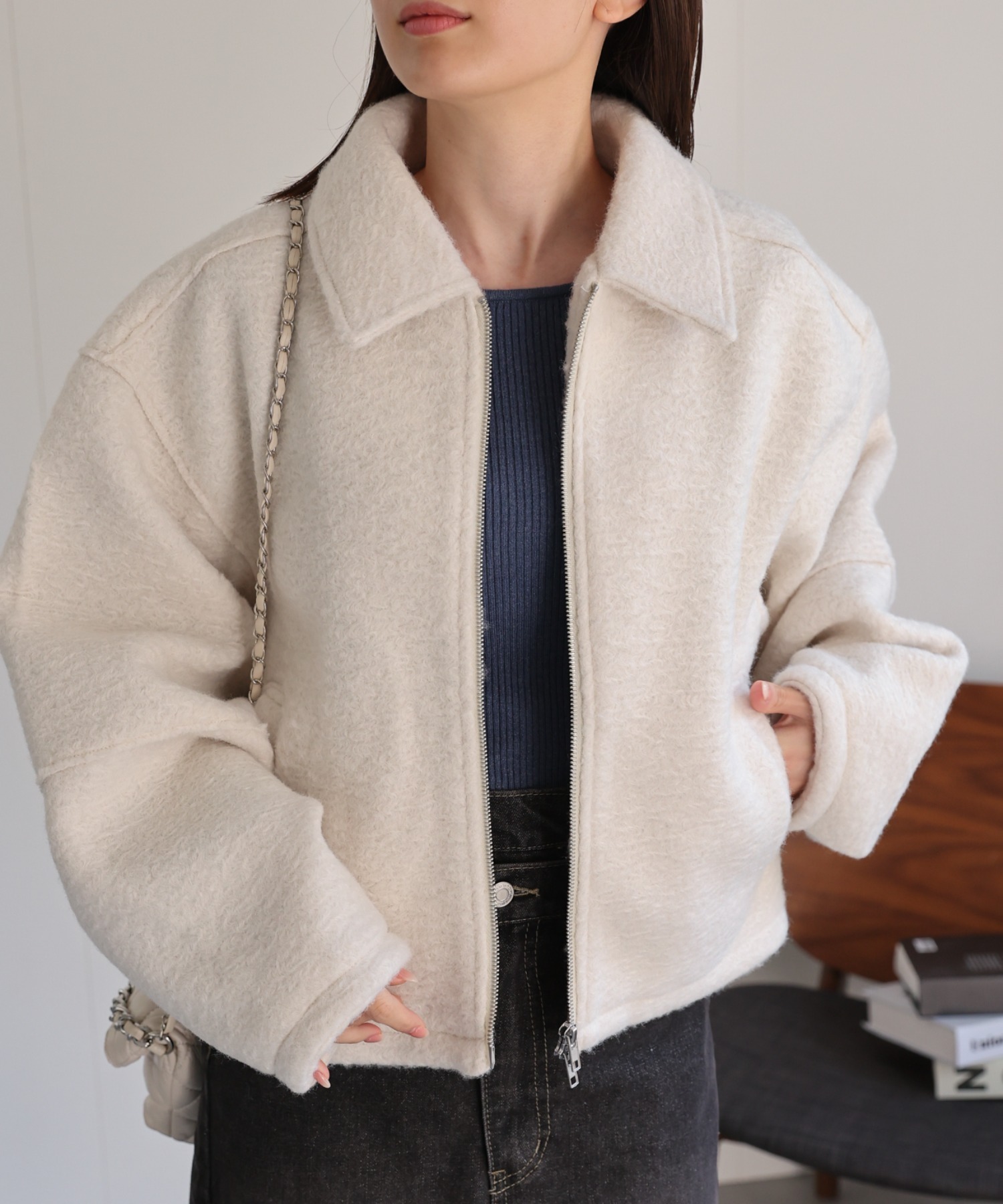 model：162cm 着用サイズ：F