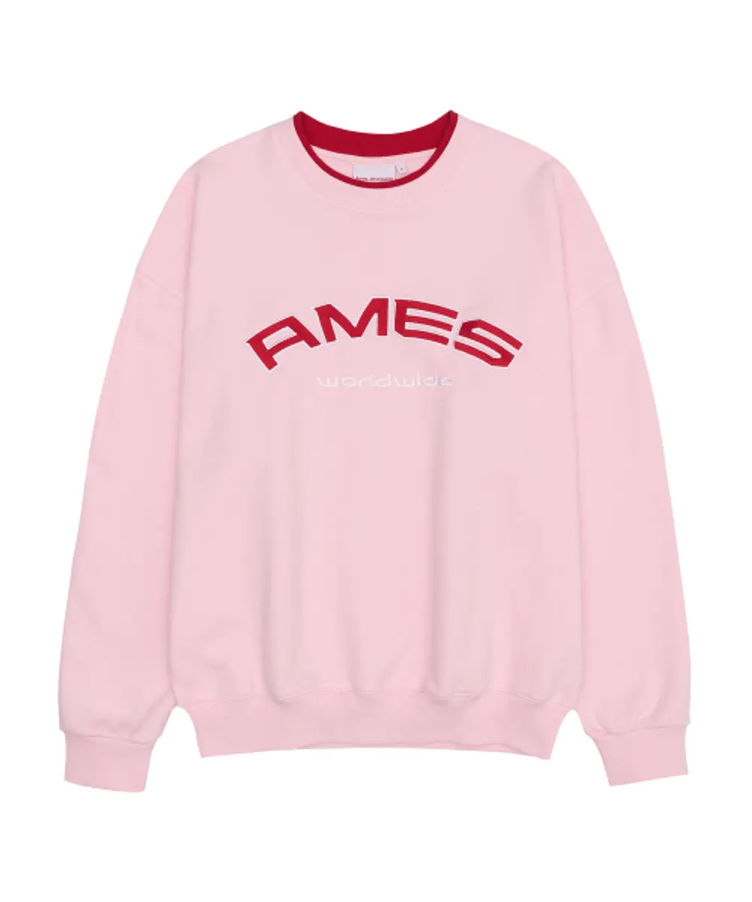 トレーナー スウェット A'GEM/9 × .kom 「AMESWORLDWIDE/アメスワールドワイド」LAYERED NECK SWEATSHIR A'GEM/9 × .kom 『AMESWORLDWIDE/アメスワールドワイド』LAYERED