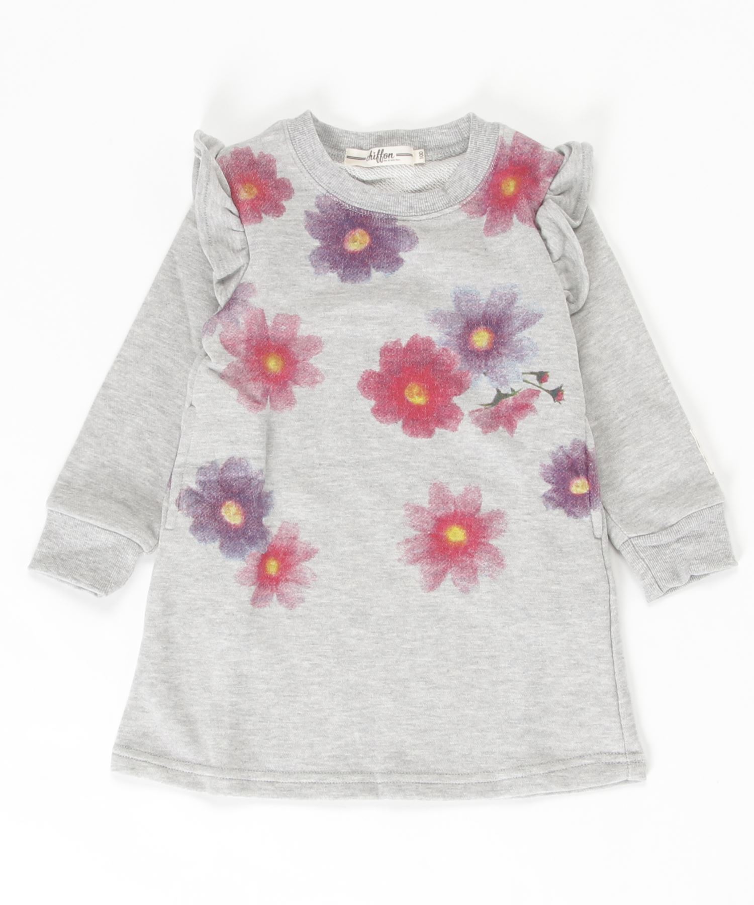 Chiffon シフォン コスモスプリントワンピース Elearning Minmba Com