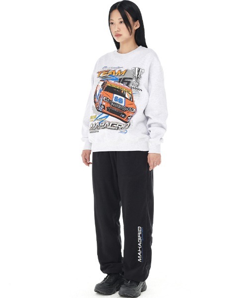 mahagrid/マハグリッド』SPORTS LOGO FLEECE PANT/ロゴフリース