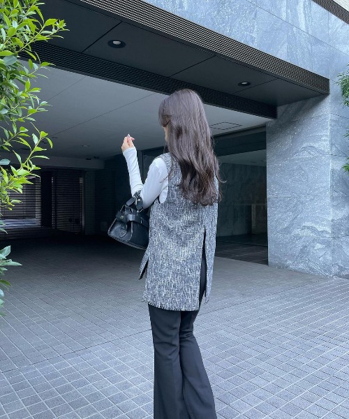 model：H165 着用サイズ：FREE