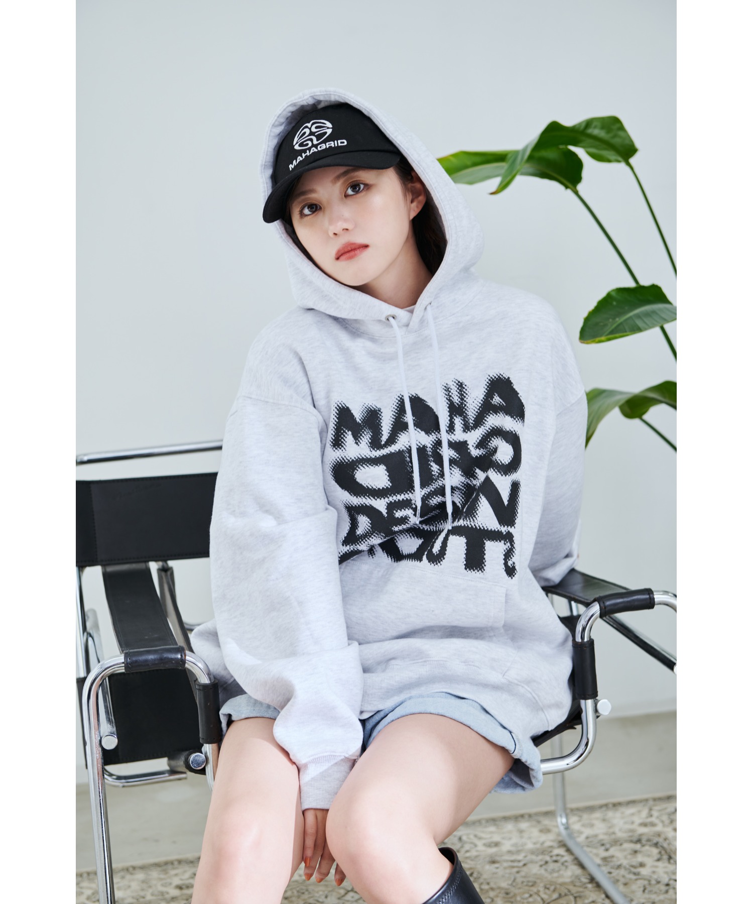 mahagrid/マハグリッド』HALFTONE HOODIE/ハーフトーン フーディー