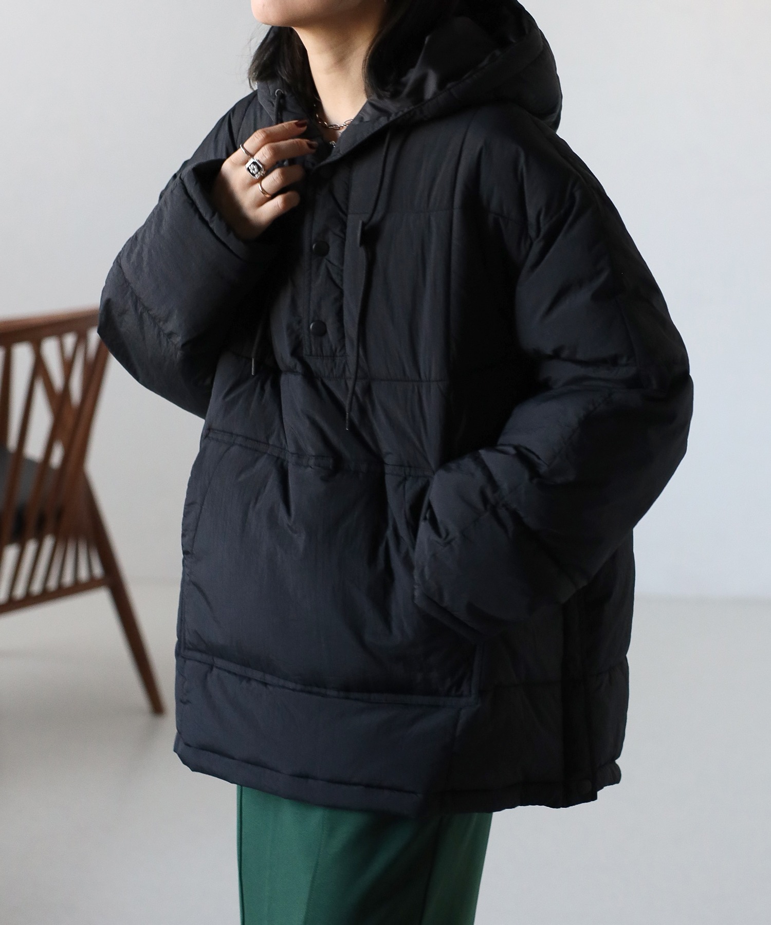 model:162cm  着用サイズ:FREE