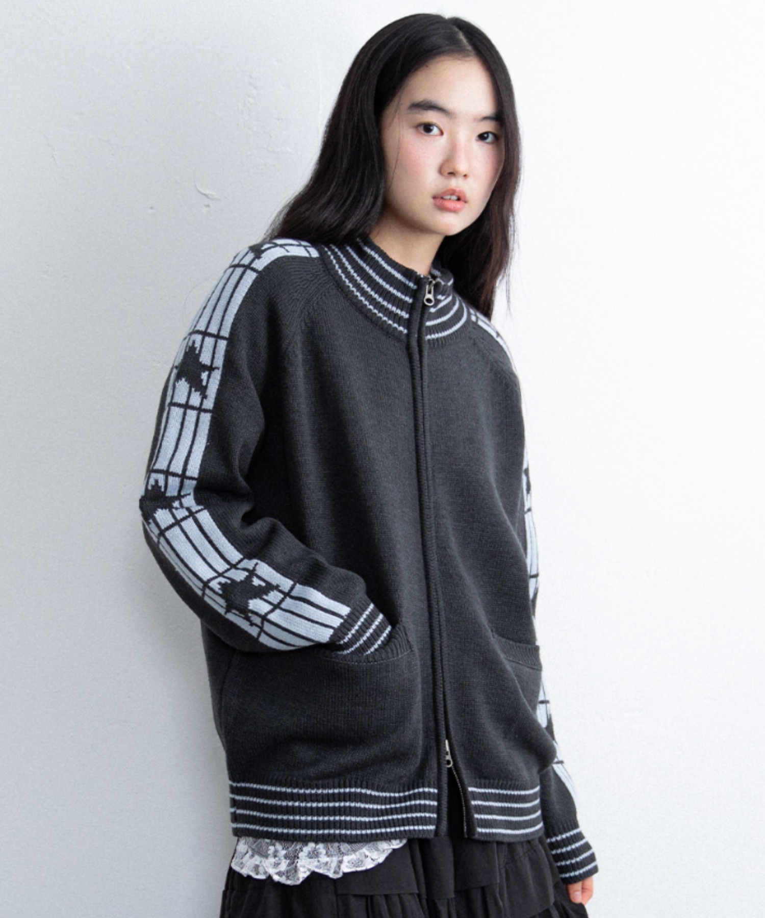 A'GEM/9 × .kom 『ISTKUNST/イストクンスト』STAR TRACK KNIT