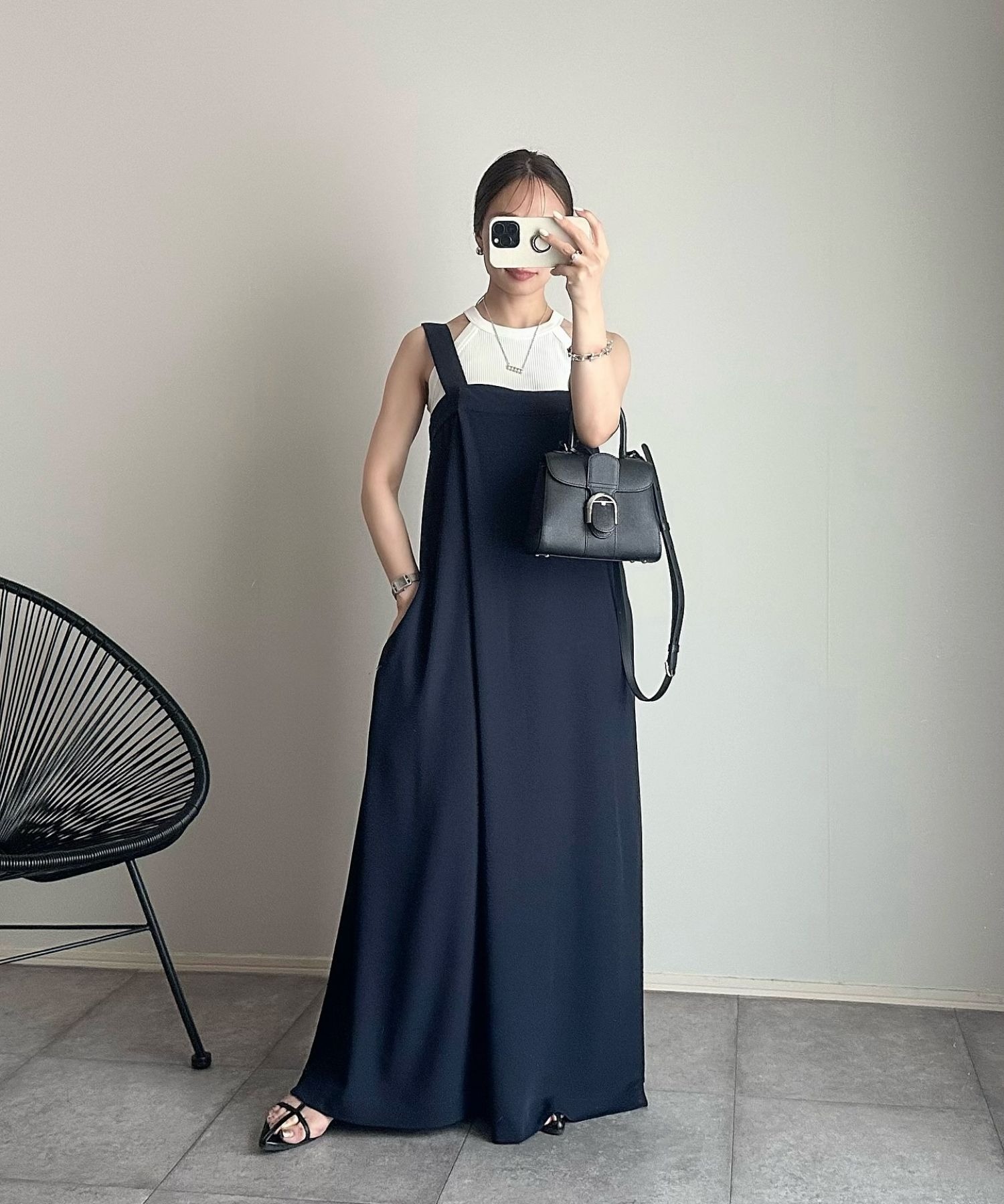 model：H157 着用サイズ：FREE
