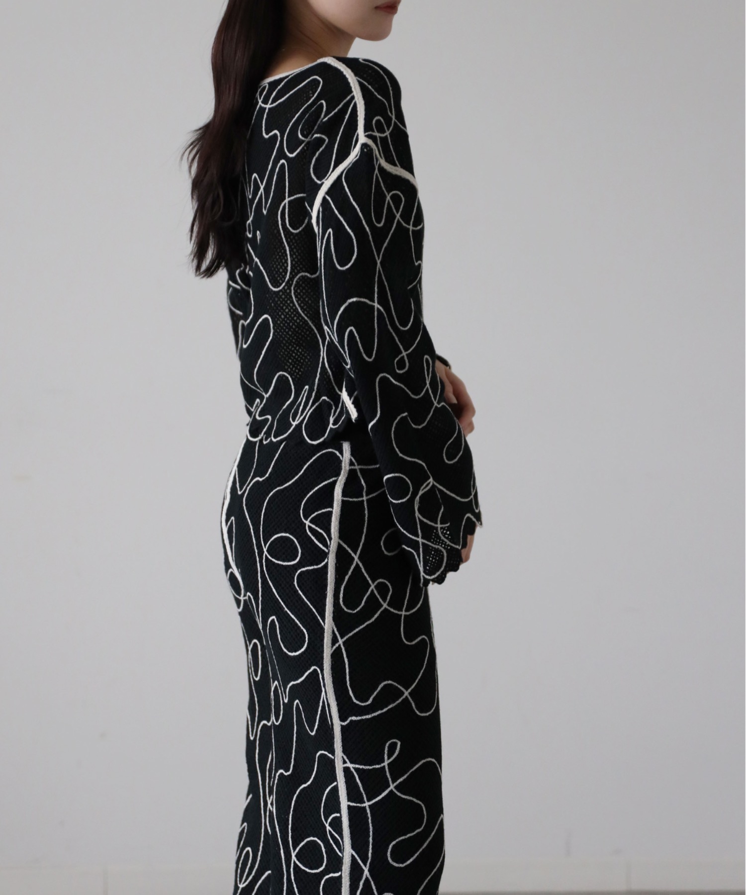 model：164cm. 着用サイズ：FREE
