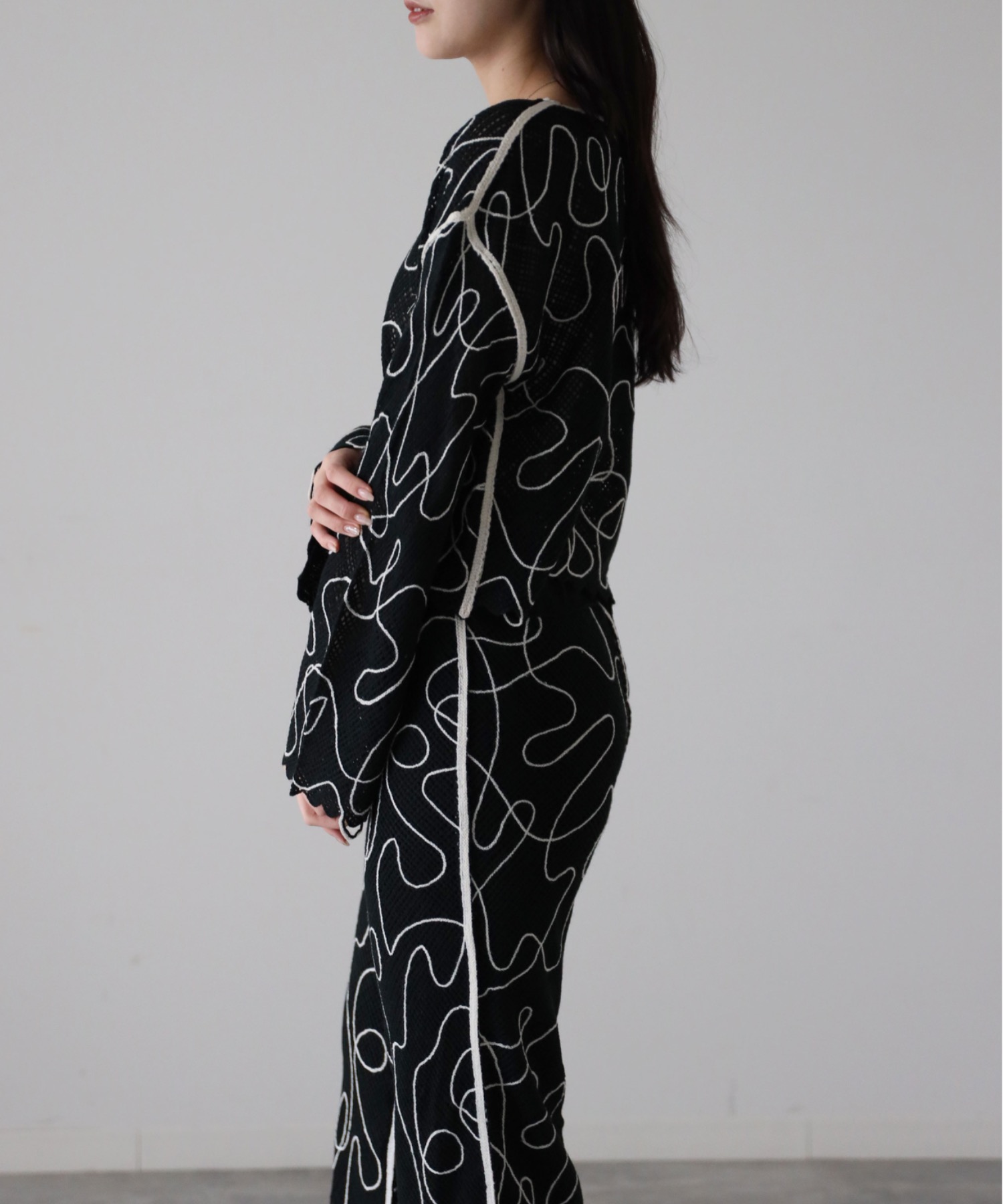model：164cm. 着用サイズ：FREE