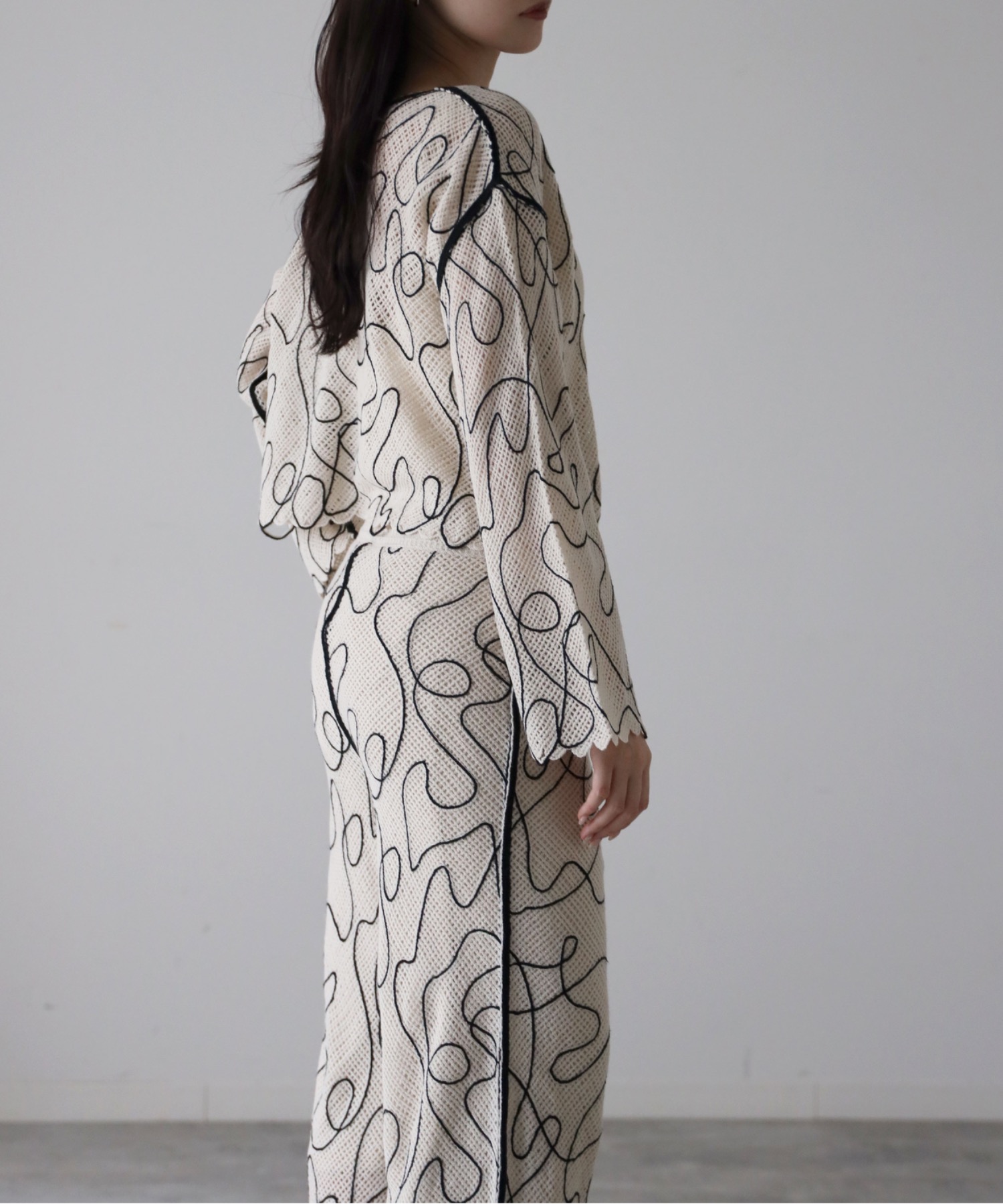 model：164cm. 着用サイズ：FREE
