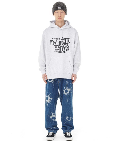 【mahagrid】23FW★ GRUNGE HOODIE mahagrid/マハグリッド』GRUNGE HOODIE/グランジ フーディー