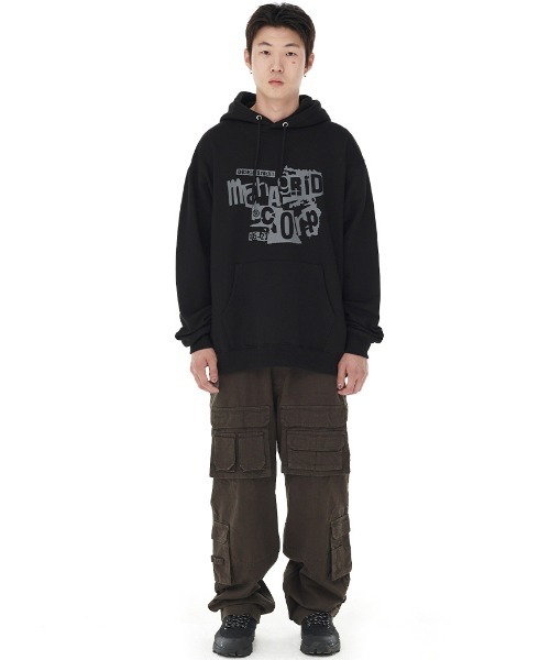 【mahagrid】23FW★ GRUNGE HOODIE mahagrid/マハグリッド』GRUNGE HOODIE/グランジ フーディー