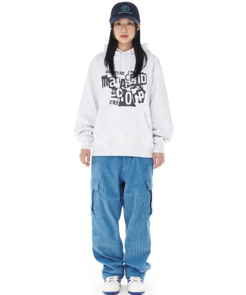 【mahagrid】23FW★ GRUNGE HOODIE mahagrid/マハグリッド』GRUNGE HOODIE/グランジ フーディー