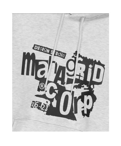 mahagrid/マハグリッド』GRUNGE HOODIE/グランジ フーディー