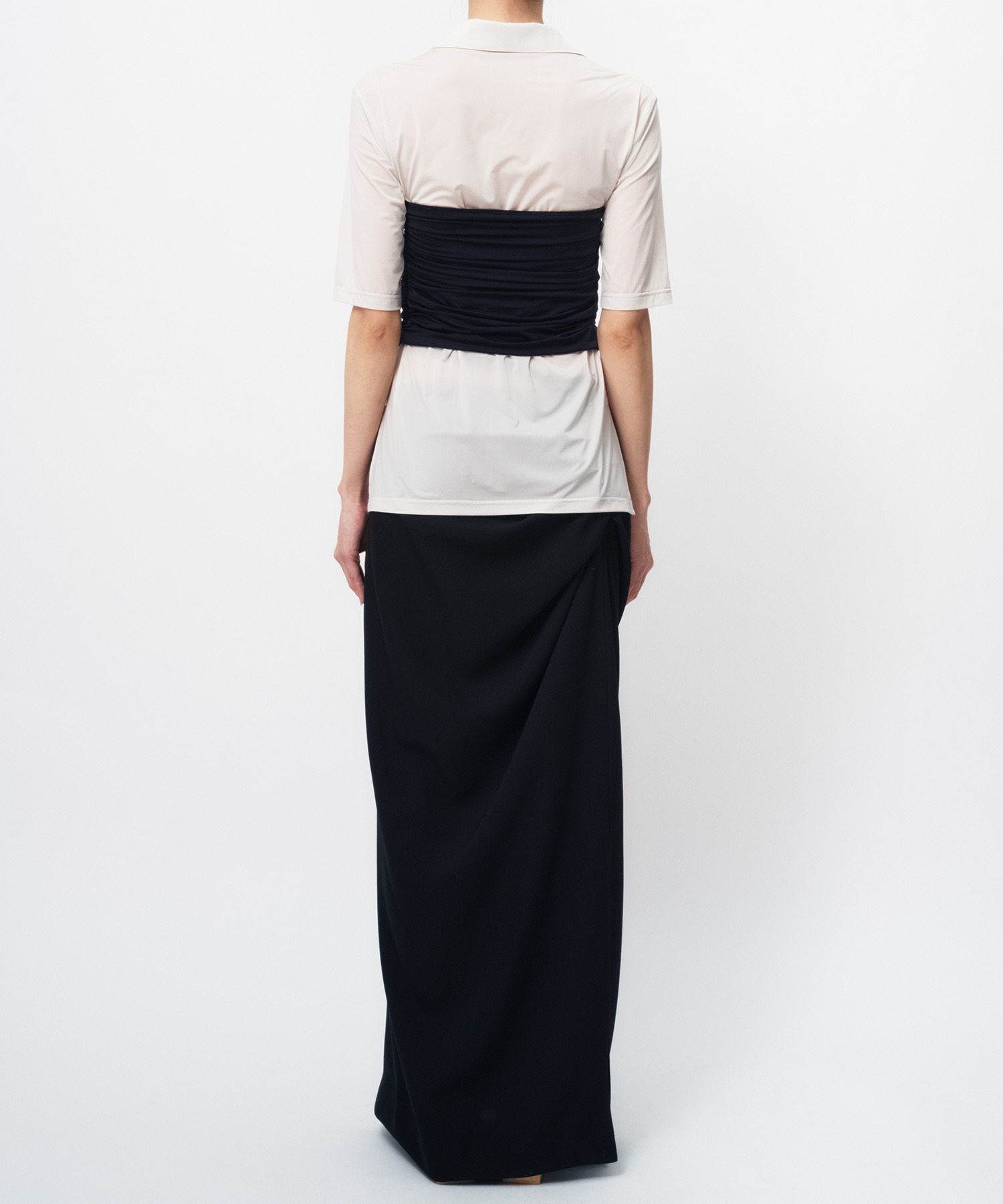 SHEER JERSEY SHIRTS WITH BARE TOP / シアージャージシャツウィズベア 