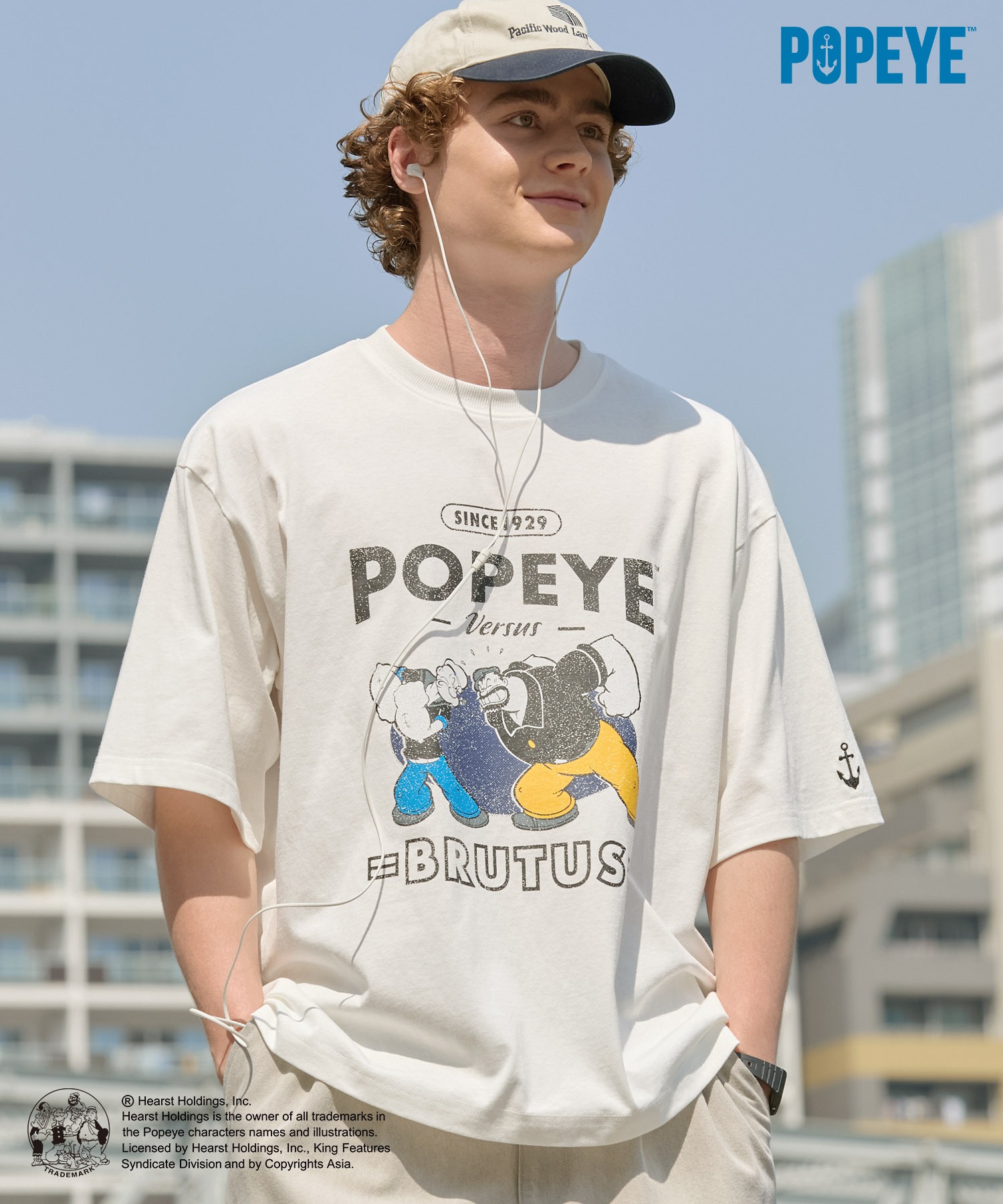 HECT】POPEYE College Logo S/S Tee / POPEYE別注 アソート カレッジ