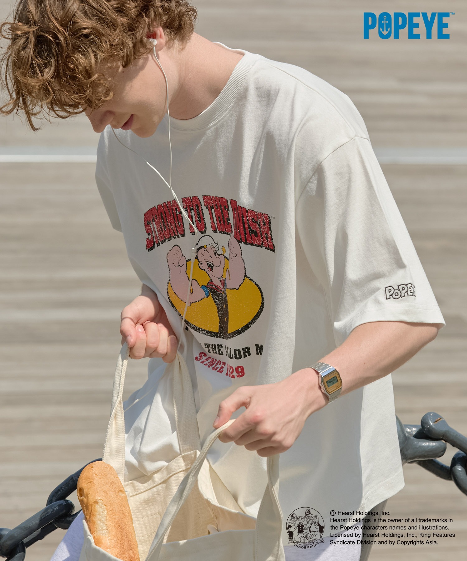 HECT】POPEYE College Logo S/S Tee / POPEYE別注 アソート カレッジ