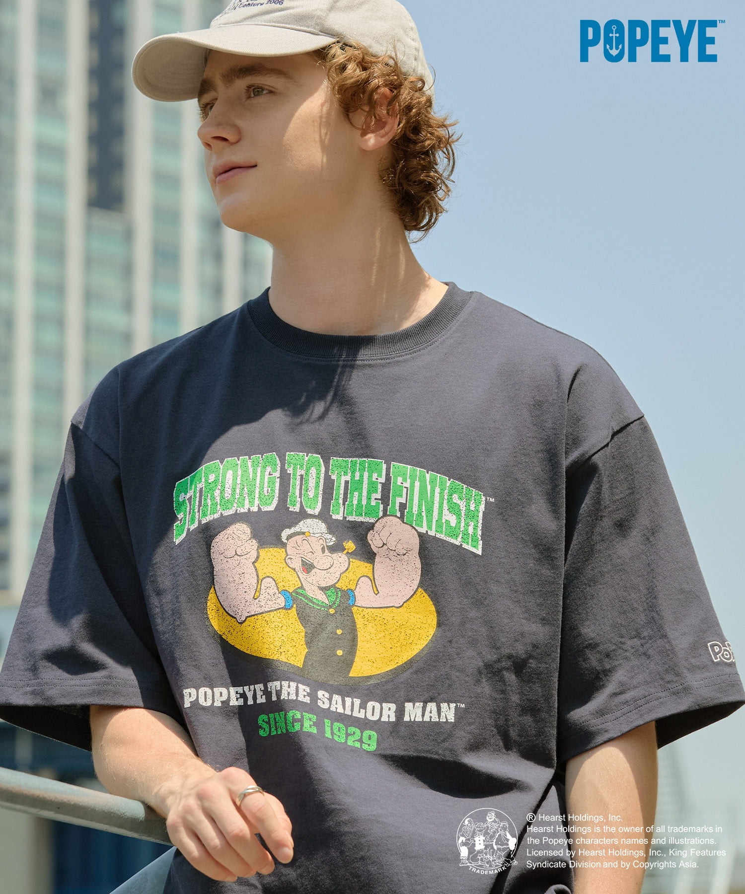 HECT】POPEYE College Logo S/S Tee / POPEYE別注 アソート カレッジ