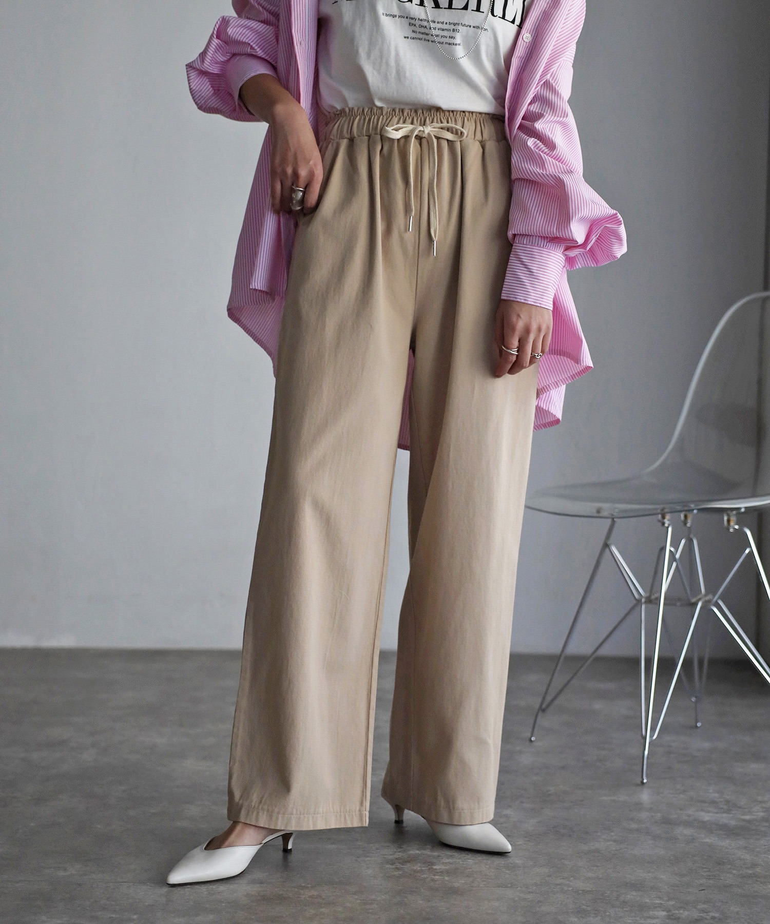 model：H158 着用サイズ：FREE