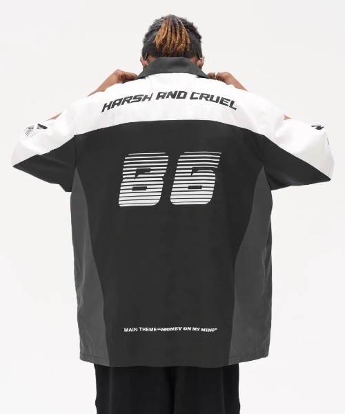 国内発/日本未入荷☆HARSH AND CRUEL☆レーシング 長袖 Tシャツ 国内発/日本未入荷☆HARSH AND CRUEL☆レーシング 長袖 Tシャツ