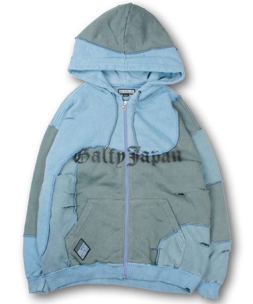 A'GEM/9 × .kom 『GALFY/ガルフィー』 ツギハギゾンビパーカー