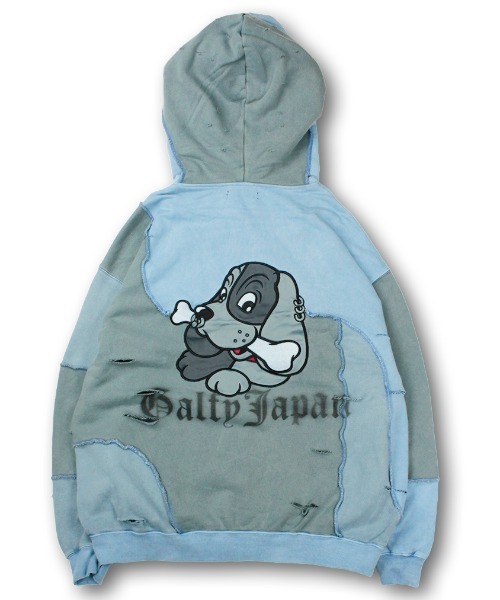 A'GEM/9 × .kom 『GALFY/ガルフィー』 ツギハギゾンビパーカー