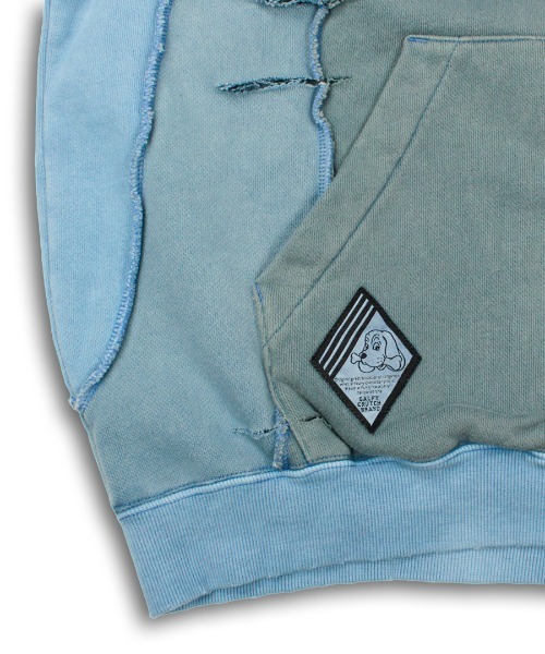 A'GEM/9 × .kom 『GALFY/ガルフィー』 ツギハギゾンビパーカー