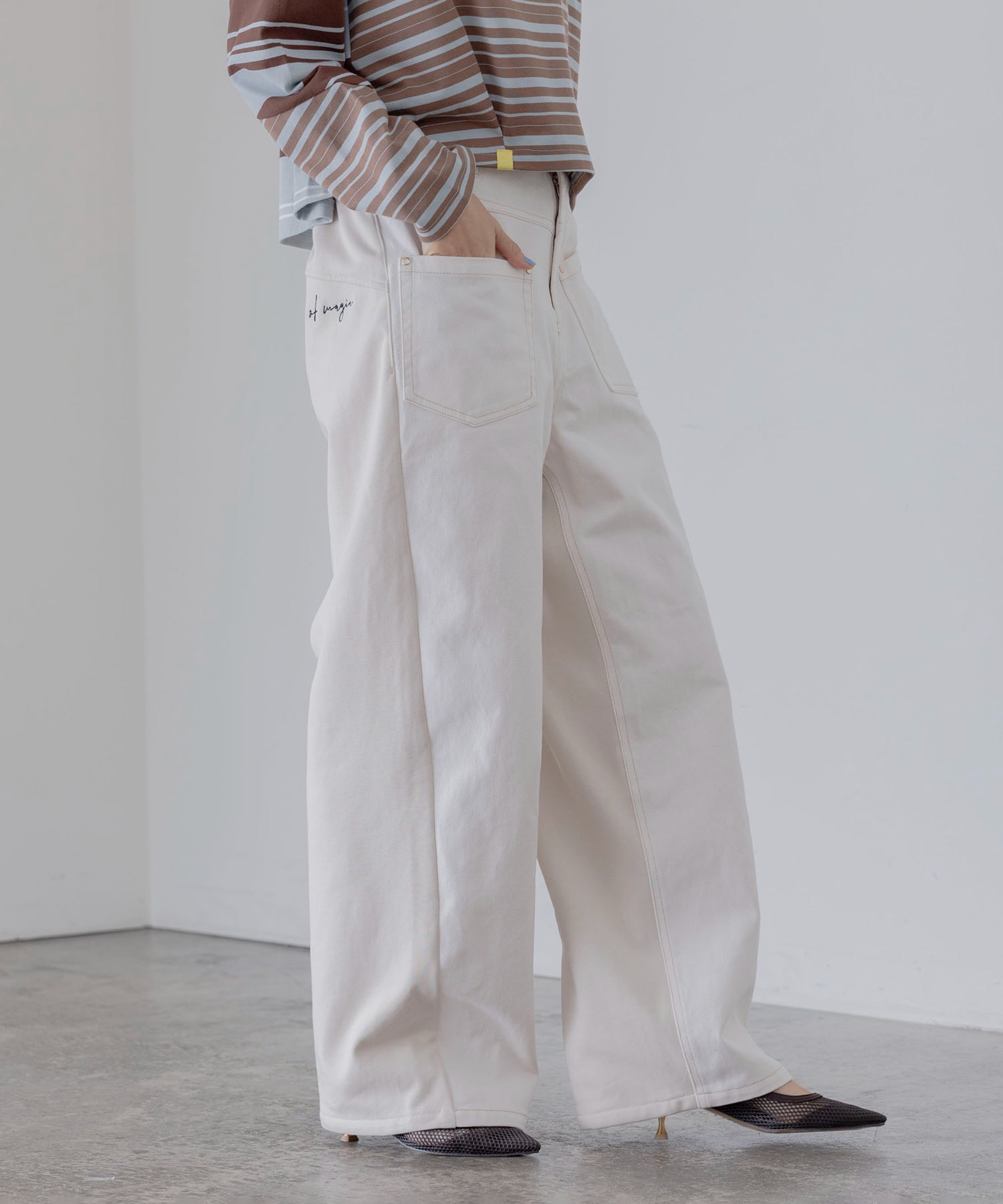 バックスウェットデニムパンツ Eimee Law│Eimee Law & LHELBIE 公式