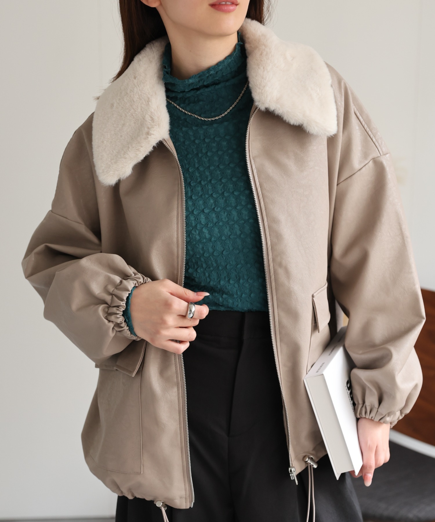 model：162cm 着用サイズ：F