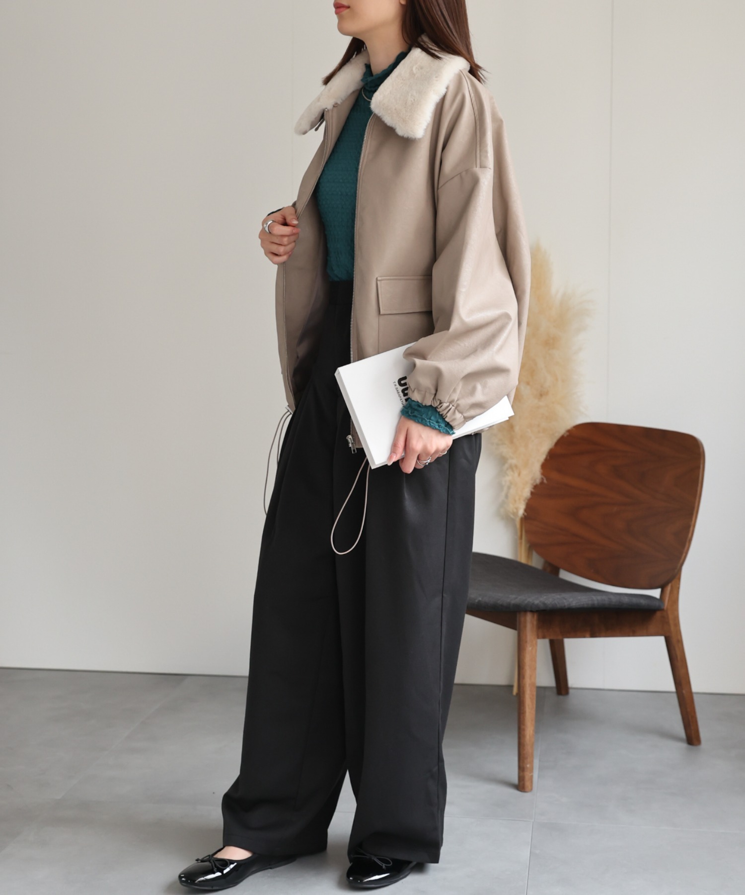 model：162cm 着用サイズ：F
