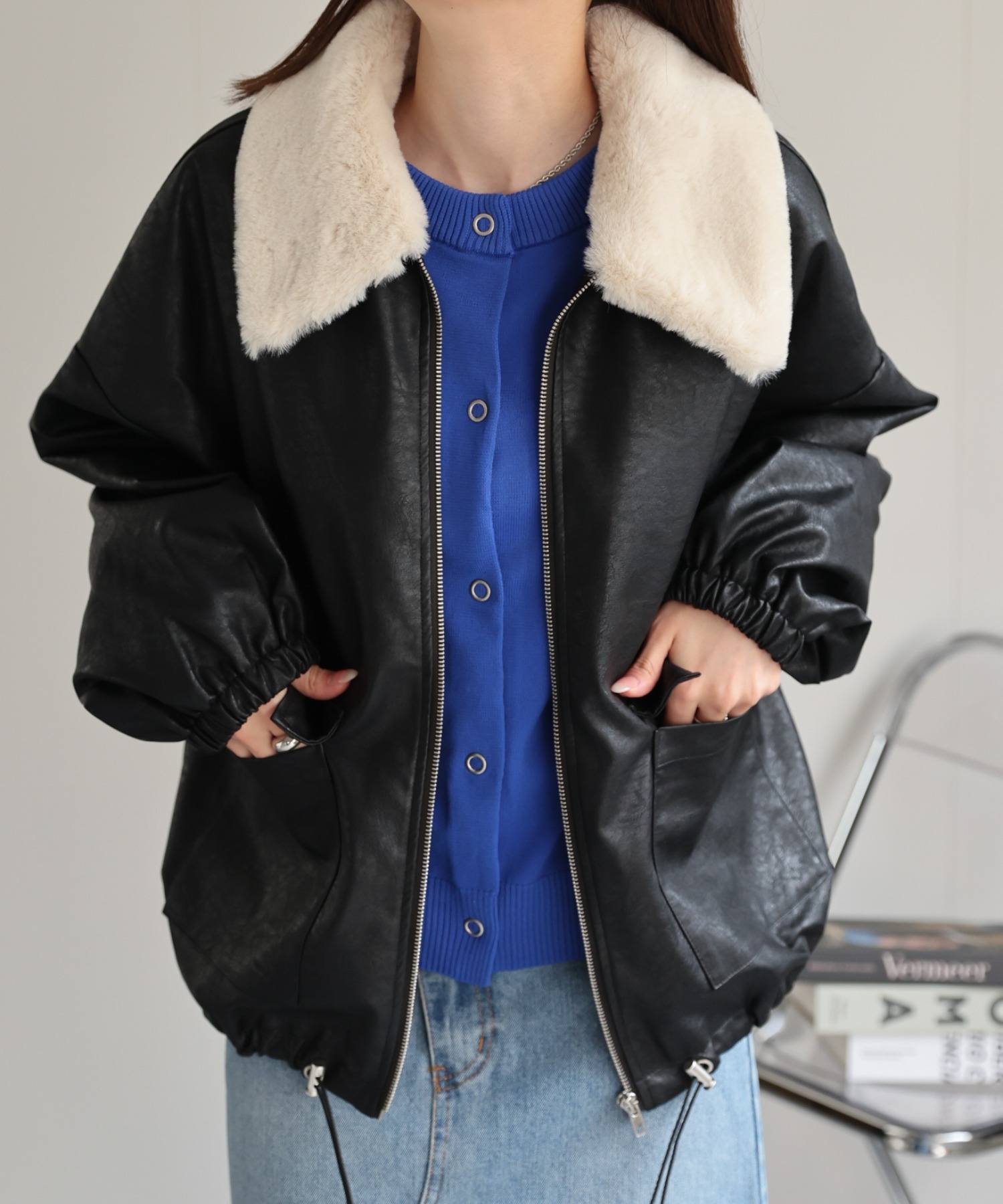model：162cm 着用サイズ：F