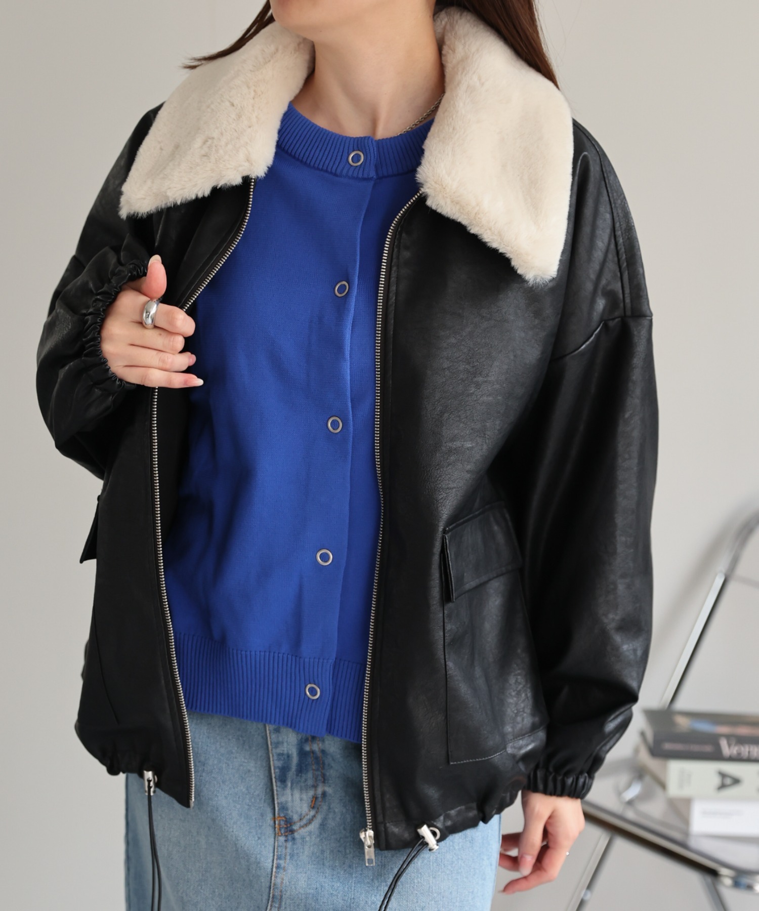 model：162cm 着用サイズ：F