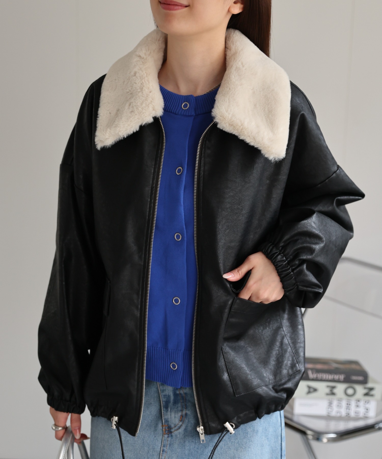 model：162cm 着用サイズ：F