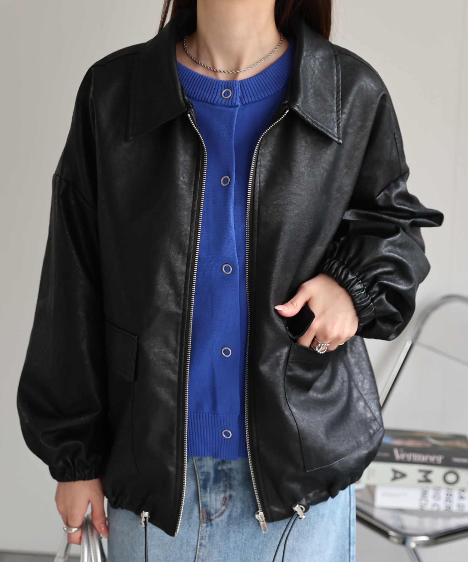 model：162cm 着用サイズ：F