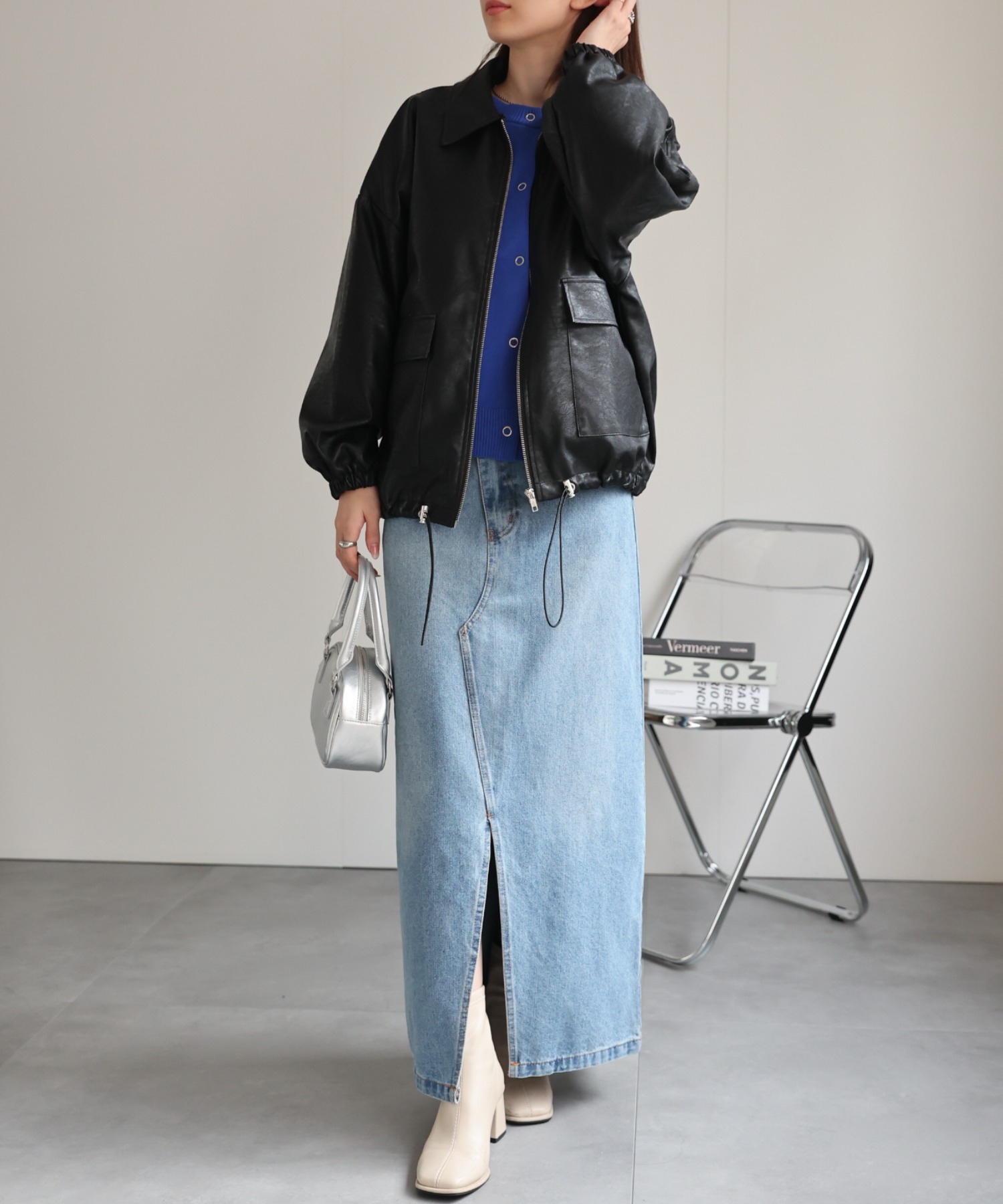 model：162cm 着用サイズ：F
